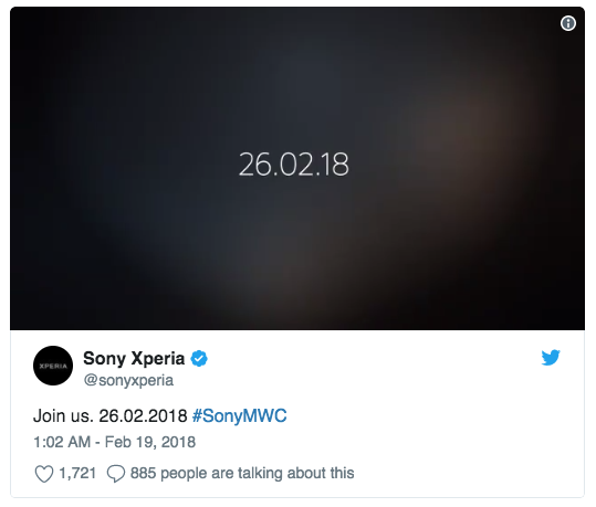 Sony Xperia launched a short teaser video