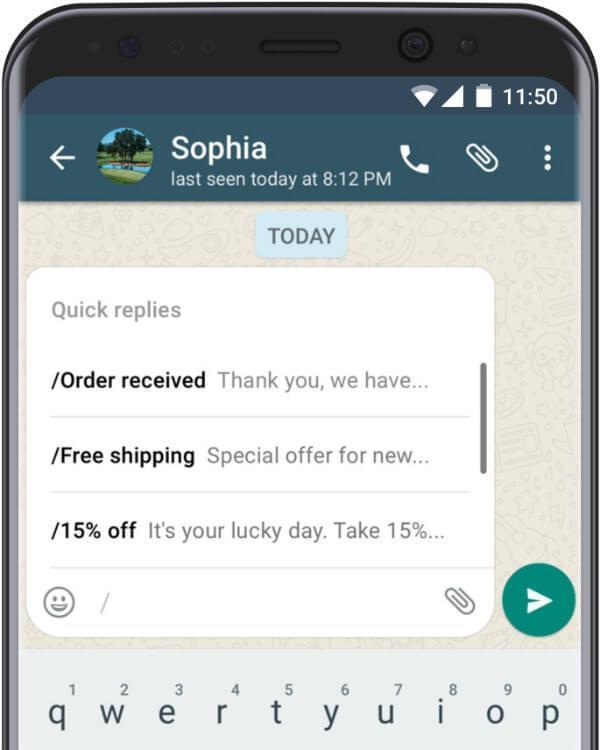automated tasks through WhatsApp chatbots - Reduce support volume