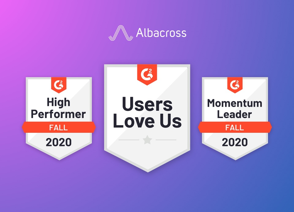 Albacross recognized on G2’s list of Momentum Leaders for Fall 2020
